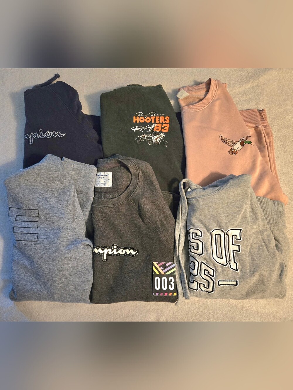 Lot/Bundle of 6 Adult Hoodies (M)